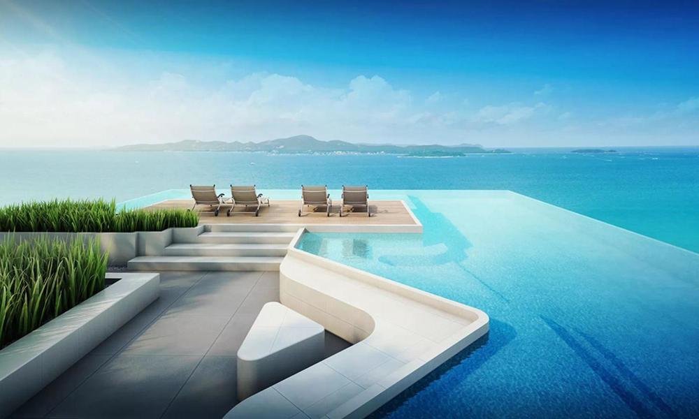 פאטאיה Andromeda Seaview Condo Near Beach מראה חיצוני תמונה
